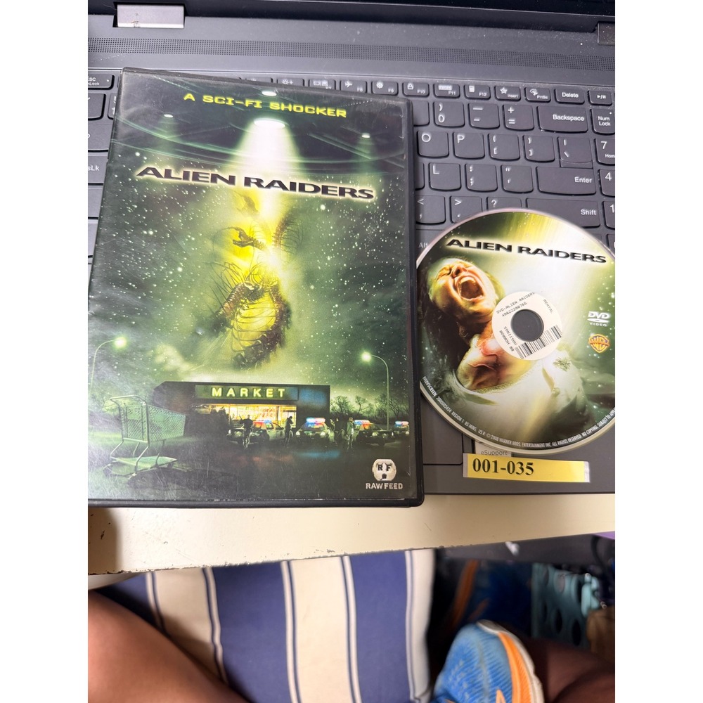 Alien Raiders DVD 2008 Sci-Fi Horror Raw Feed Widescreen Region 1 Movie